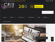 Tablet Screenshot of cris-reseaux.com